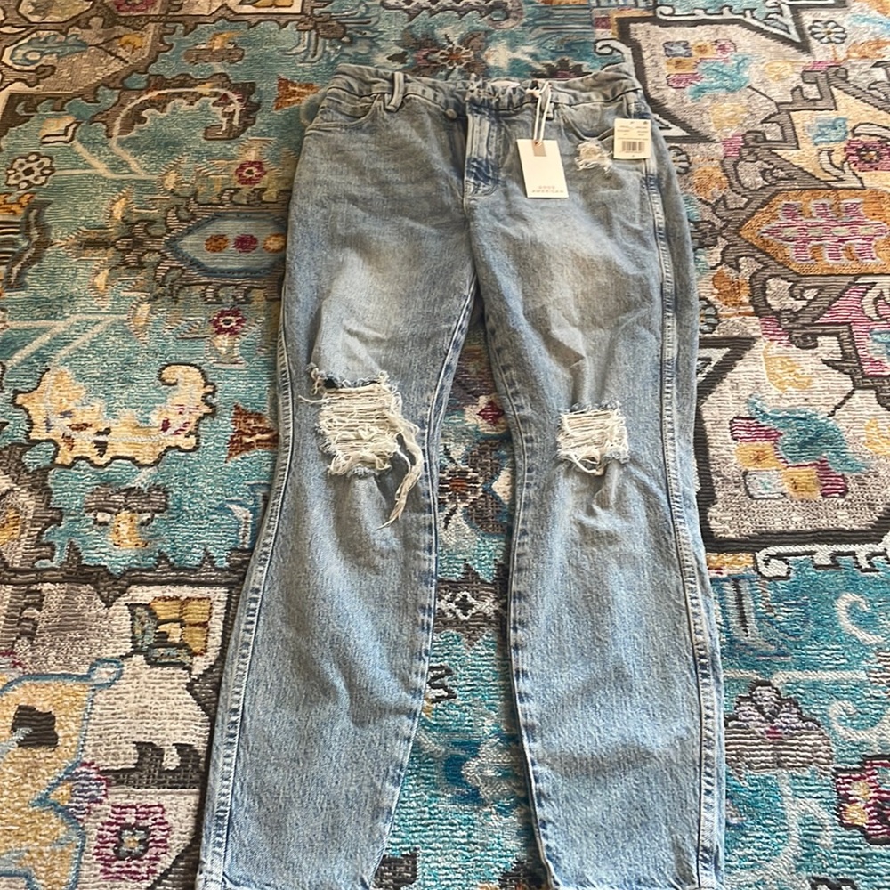 Good American Good Curve Skinny Crop Jeans BRAND NEW